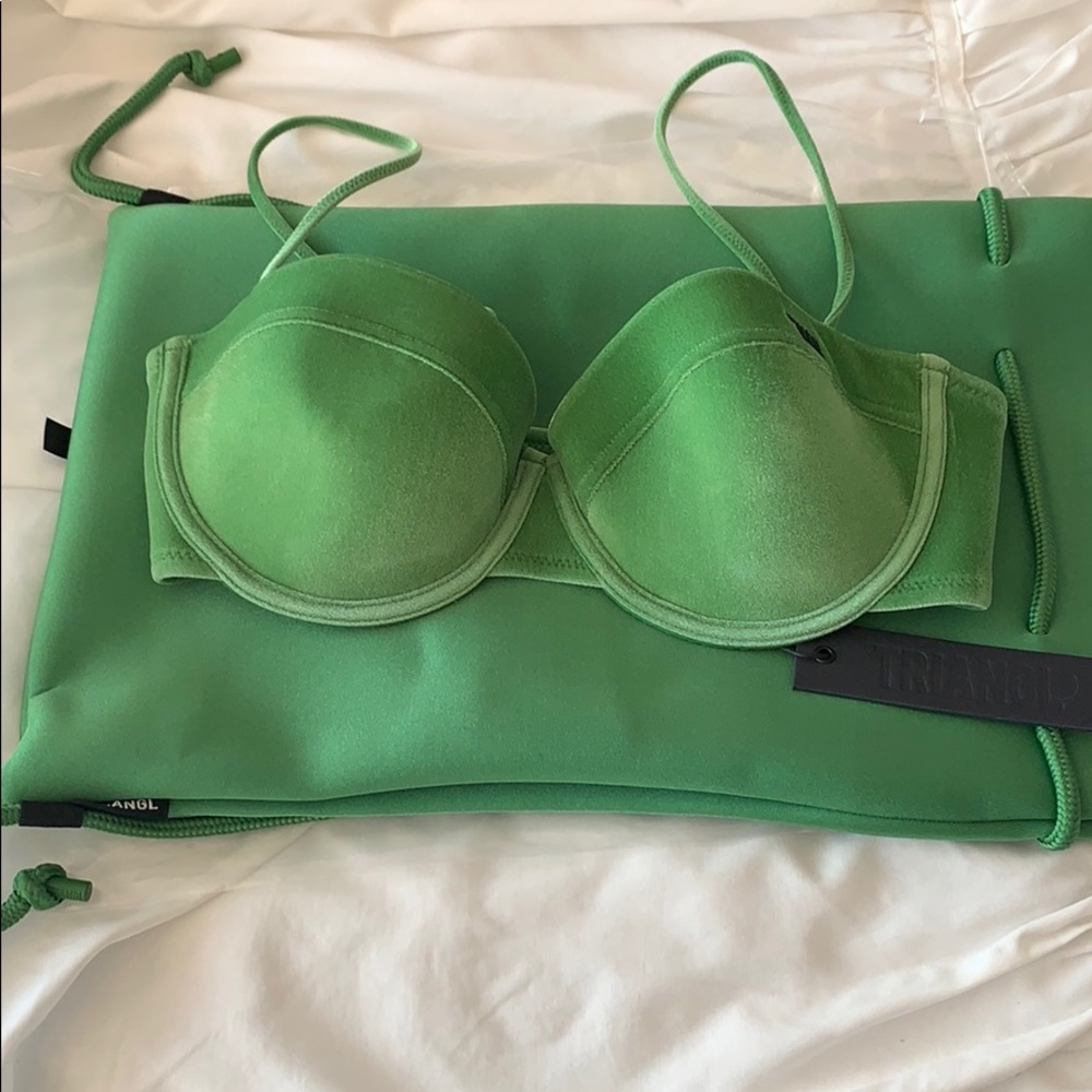 triangl cup bathing suit - forever forest